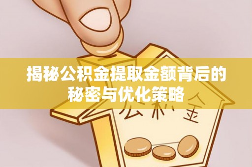 玉山揭秘公积金提取金额背后的秘密与优化策略