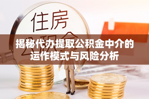 玉山揭秘代办提取公积金中介的运作模式与风险分析