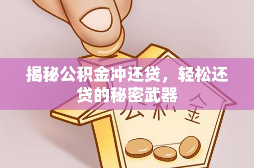 玉山揭秘公积金冲还贷，轻松还贷的秘密武器