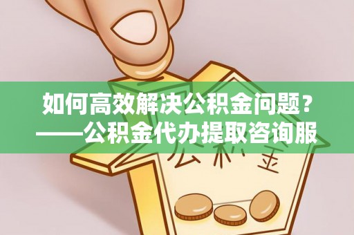 玉山如何高效解决公积金问题？——公积金代办提取咨询服务指南