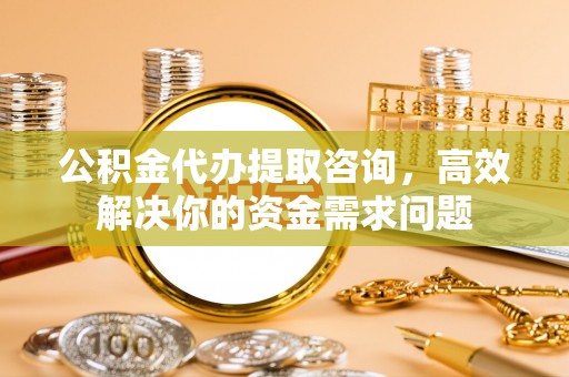 玉山公积金代办提取咨询，高效解决你的资金需求问题