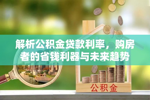 玉山解析公积金贷款利率，购房者的省钱利器与未来趋势