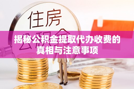玉山揭秘公积金提取代办收费的真相与注意事项