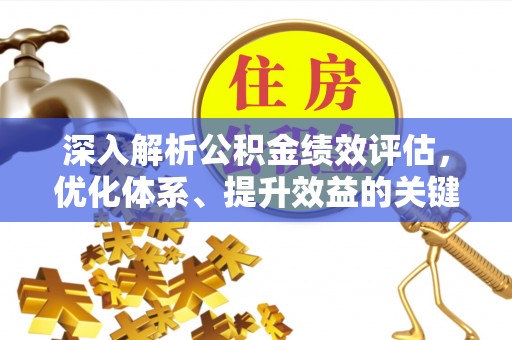 玉山深入解析公积金绩效评估，优化体系、提升效益的关键路径