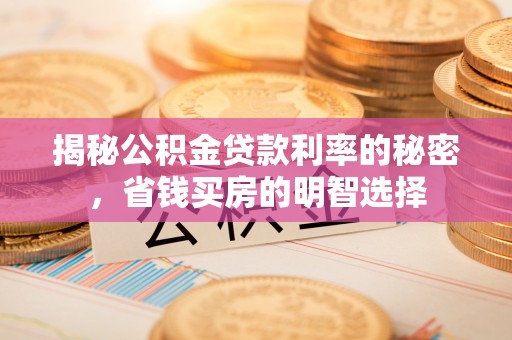 玉山揭秘公积金贷款利率的秘密，省钱买房的明智选择