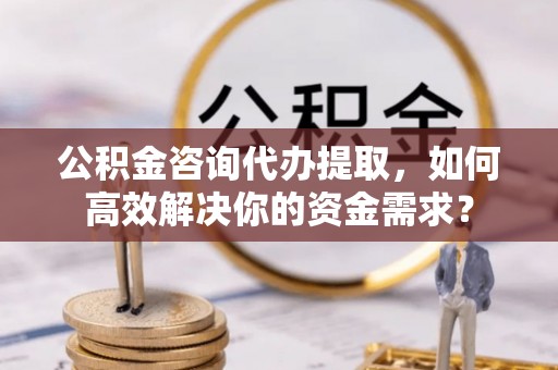 玉山公积金咨询代办提取，如何高效解决你的资金需求？