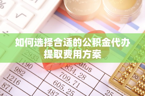 玉山如何选择合适的公积金代办提取费用方案