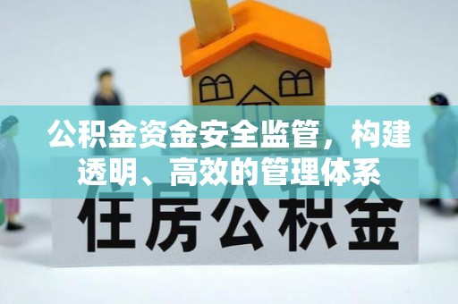 玉山公积金资金安全监管，构建透明、高效的管理体系
