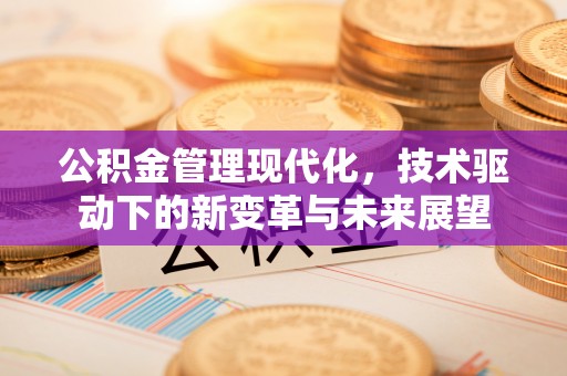 玉山公积金管理现代化，技术驱动下的新变革与未来展望