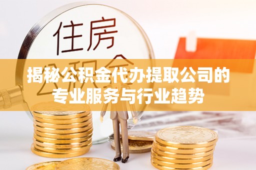 玉山揭秘公积金代办提取公司的专业服务与行业趋势