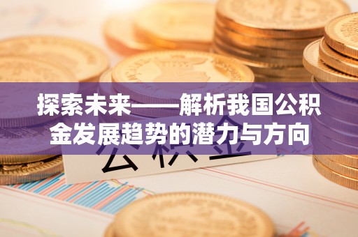 玉山探索未来——解析我国公积金发展趋势的潜力与方向