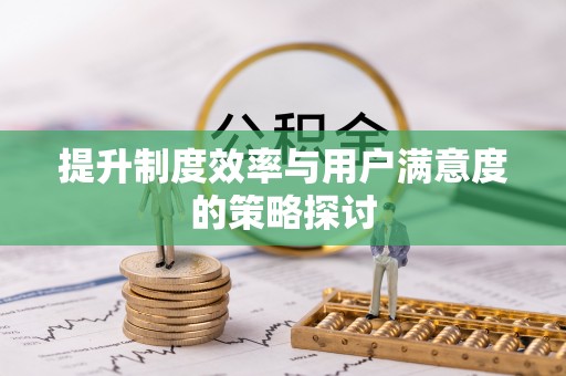 玉山提升制度效率与用户满意度的策略探讨